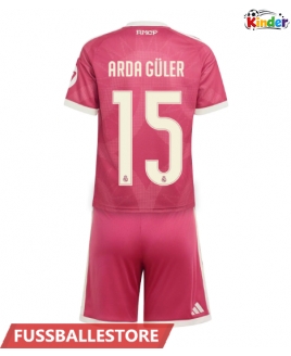 Günstige Real Madrid Arda Guler #15 3rd trikot Kinder 2026-27 Kurzarm (+ Kurze Hosen)